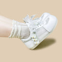 Lily of the Valley White Mesh Sneakers – Women’s Floral Bobo's House 