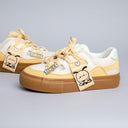 Lovely Buzzley the Bumblebee Casual Colorblock Sneakers - Women's Bobo's House 