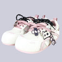 Lovesick Kawaii Cat White Mesh Sneakers – Women’s Cat Bobo's House US 5 | EU 35 