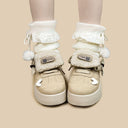 Loving Bear Chunky Beige Foldover Shoes - Women's Bear Bobo's House 