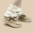 Loving Bear Chunky Beige Foldover Shoes - Women's Bear Bobo's House 