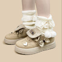 Loving Bear Chunky Beige Foldover Shoes - Women's Bear Bobo's House 