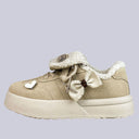 Loving Bear Chunky Beige Foldover Shoes - Women's Bear Bobo's House US 5 | EU 35 