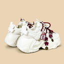 Lucky Charm Coin Kawaii Chunky Sneakers – Unisex Floral Bobo's House 
