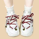 Lucky Charm Coin Kawaii Chunky Sneakers – Unisex Floral Bobo's House 