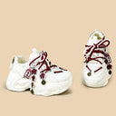 Lucky Charm Coin Kawaii Chunky Sneakers – Unisex Floral Bobo's House 