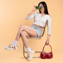 Lucky Fish Chunky Sole White Sneakers - Women's Bobo's House 