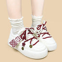 Lucky Neko Fortune White Chunky Sneakers – Women's Cat Bobo's House 