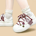 Lucky Neko Fortune White Chunky Sneakers – Women's Cat Bobo's House 