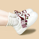 Lucky Neko Fortune White Chunky Sneakers – Women's Cat Bobo's House 