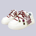 Lucky Neko Fortune White Chunky Sneakers – Women's Cat Bobo's House 