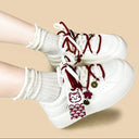 Lucky Neko Fortune White Chunky Sneakers – Women's Cat Bobo's House 