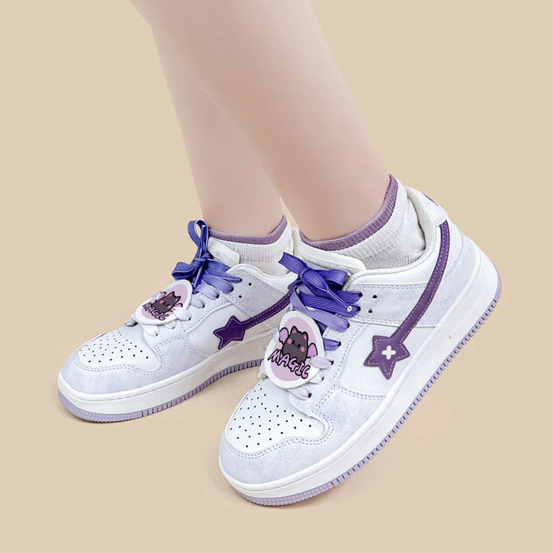 Magicall Batty Casual White Shoes - Unisex Bobo&#39;s House 