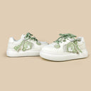 Matcha Dino Rawr Chunky Mesh Platform Sneakers – Women's Dinosaur Bobo's House 