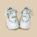 Matcha Green Daisy Flower Charm Chunky Sneakers – Women's Bobo's House 