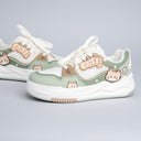 Matcha Mocha Kitty Cafe Green Shoes - Women's Cat Bobo's House 