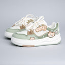 Matcha Mocha Kitty Cafe Green Shoes - Women's Cat Bobo's House 