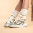 Matcha Mocha Kitty Cafe Green Shoes - Women's Cat Bobo's House 