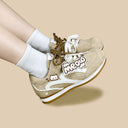 Meow Suede Retro Runner Sneakers – Women's Cat Bobo's House 