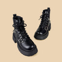 Midnight Chain Dark Kawaii Platform Boots - Women's Bobo's House 