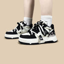 Midnight Meow Chunky Mid Top Shoes - Women's Cat Bobo's House 