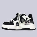 Midnight Meow Chunky Mid Top Shoes - Women's Cat Bobo's House US 5 | EU 35 