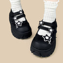 Midnight Star Bat Kawaii Chunky Mary Janes – Women's Bat Bobo's House 