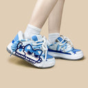 Mischief Meow Chunky Casual Blue Sneakers – Unisex Cat Bobo's House 