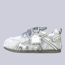 Misty Ghost Kawaii Gray Mesh Sneakers – Women's Ghost Bobo's House 