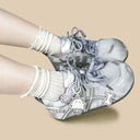 Misty Ghost Kawaii Gray Mesh Sneakers – Women's Ghost Bobo's House 