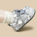 Misty Ghost Kawaii Gray Mesh Sneakers – Women's Ghost Bobo's House 