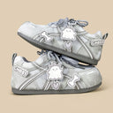 Misty Ghost Kawaii Gray Mesh Sneakers – Women's Ghost Bobo's House 