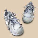 Misty Ghost Kawaii Gray Mesh Sneakers – Women's Ghost Bobo's House 
