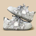 Misty Ghost Kawaii Gray Mesh Sneakers – Women's Ghost Bobo's House 