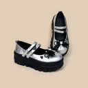 Moonlight Silver Bunny Mary Janes Platform Sneakers - Women's Bunny Bobo's House 