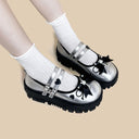 Moonlight Silver Bunny Mary Janes Platform Sneakers - Women's Bunny Bobo's House 