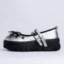 Moonlight Silver Bunny Mary Janes Platform Sneakers - Women's Bunny Bobo's House 