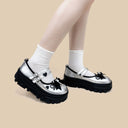 Moonlight Silver Bunny Mary Janes Platform Sneakers - Women's Bunny Bobo's House 