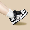 My Other Meow Chunky Black Sneakers - Unisex Cat Bobo's House 