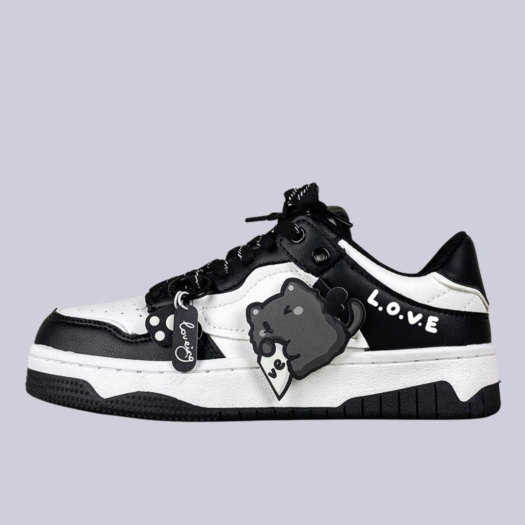 My Other Meow Chunky Black Sneakers - Unisex Cat Bobo's House M 3.5 | W 5.5 | EU 36 