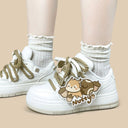 Nutty the Squirrel Cream White Chunky Sneakers – Women's Squirrel Bobo's House 