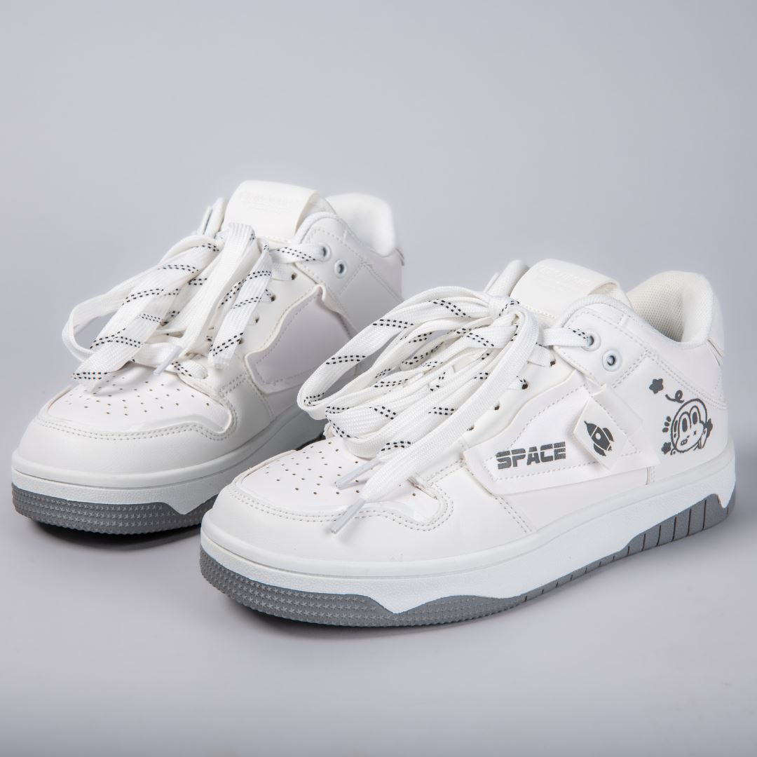 Out in Space Bunny Casual Sneakers - Unisex 0 Bobo&#39;s House 