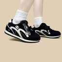 Panda Suede Retro Runner Sneakers – Women's Bear Bobo's House 
