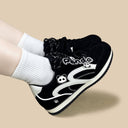 Panda Suede Retro Runner Sneakers – Women's Bear Bobo's House 