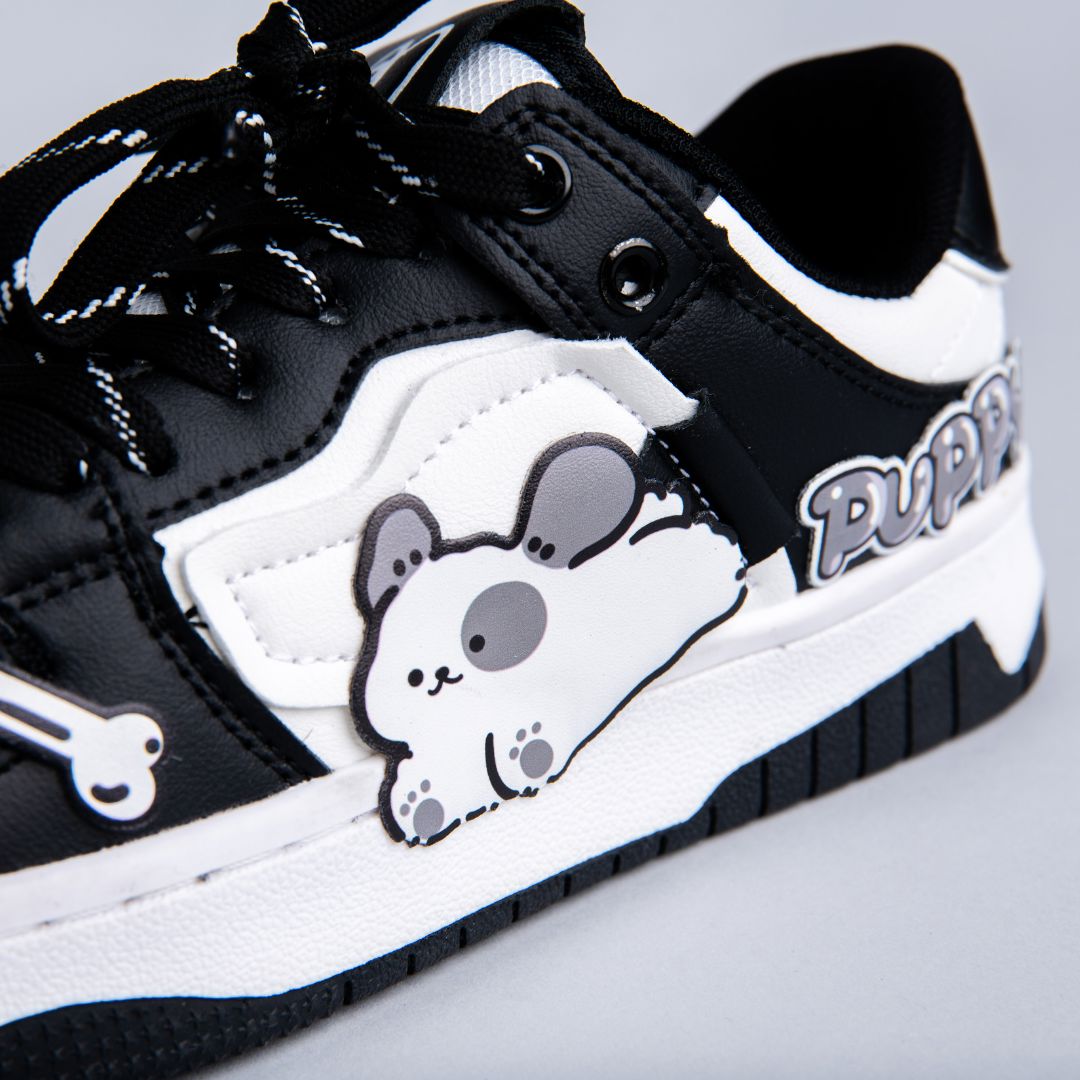 Pawfectly Playful Puppy Chunky Black Shoes - Unisex Puppy Bobo's House M 3.5 | W 5.5 | EU 36 