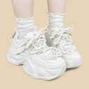 Pearl Butterfly Cloud Chunky Sneakers - Unisex (Copy) Butterfly Bobo's House 