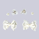 Pearl Flower Lace Bow Kawaii Charm Set Floral Bobo's House One Set 