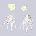 Pearl Fringe Blossom Kawaii Charm Set Floral Bobo's House 1 Set 
