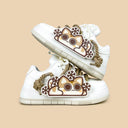 Peekaboo Neko Snow Cream White Chunky Sneakers – Women's Cat Bobo's House 