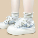 Pipu Baby Chick Blue Print Chunky Sneakers - Women's Chick Bobo's House 